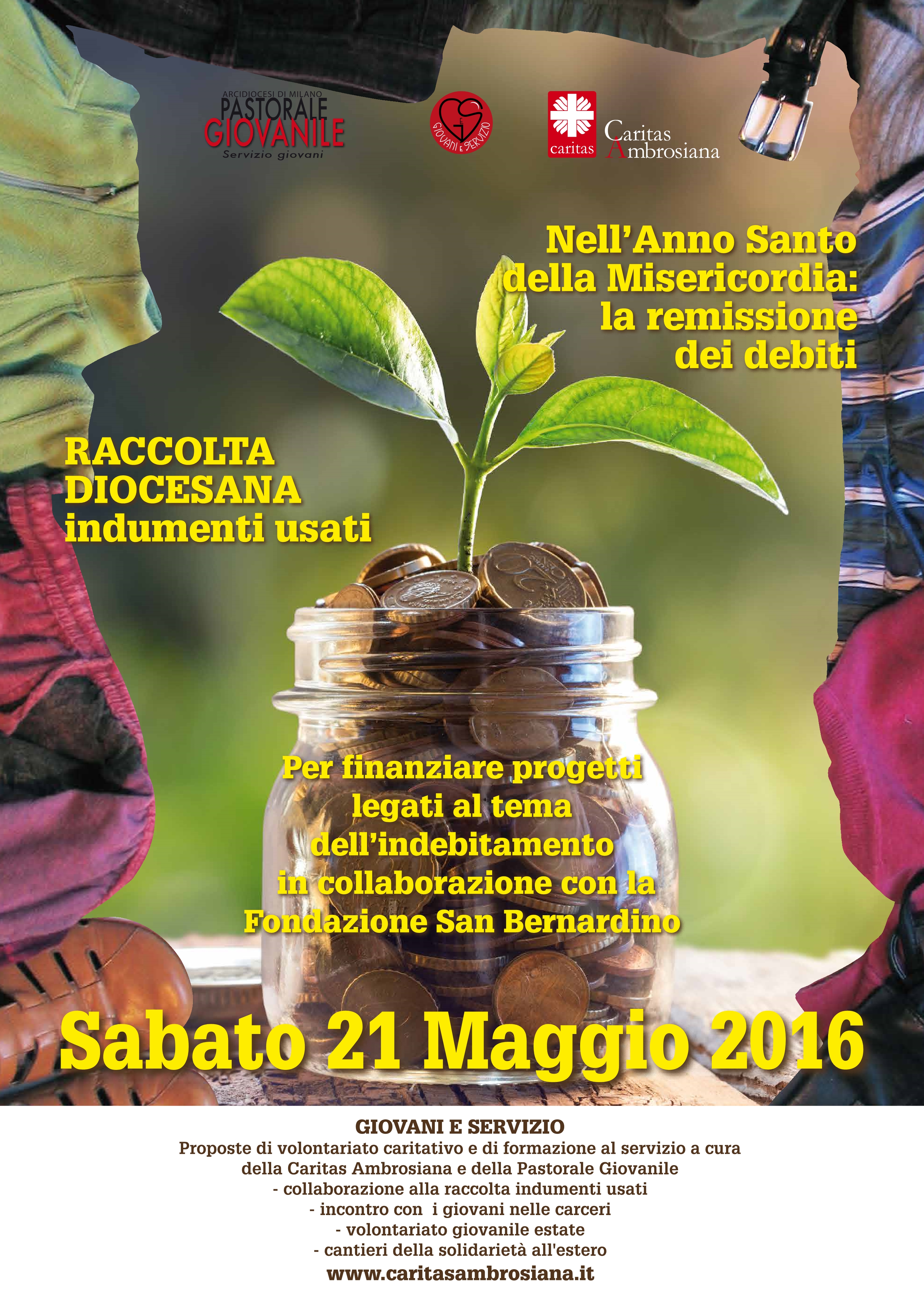 locandina raccolta indumenti 20161