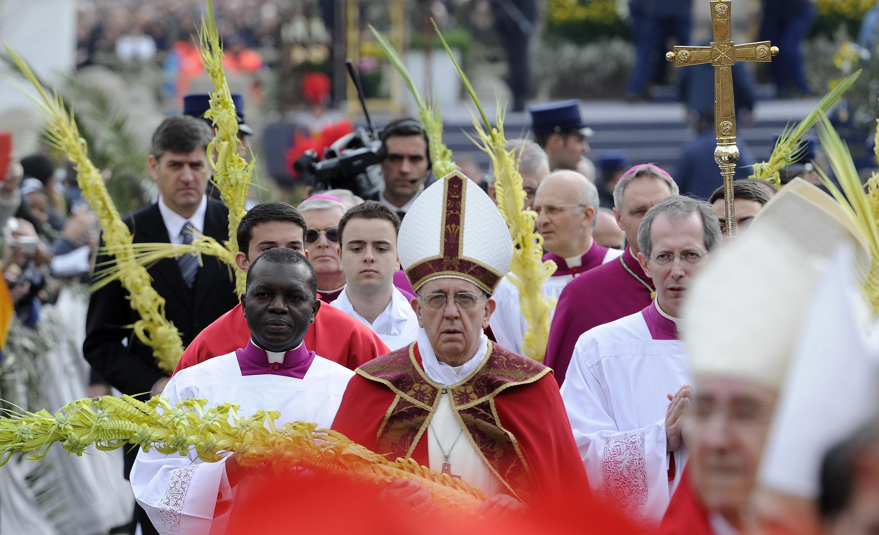 San Pietro . santa messa delle Palme 2017