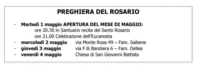 maggio rosario 1week