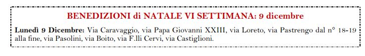 vi settimana