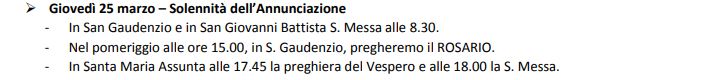 ANNUNCIAZIONE