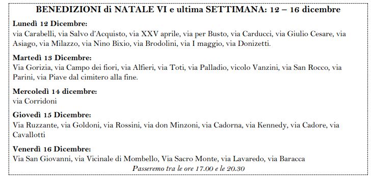 vi settimana
