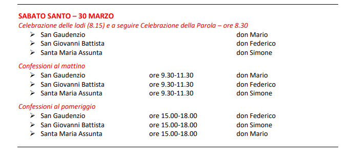 sabato santo 1