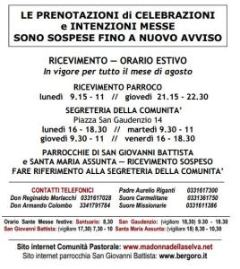 sospensione prenotazmesse