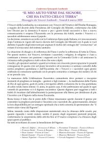 Aggiornamento celebrazioni 6-15 marzo 20201