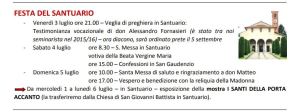 festa del santuario